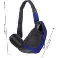 thumbnail image 4 of Zoowhale Elegant Single Shoulder Bag Pet Carriers Cross-Body Bag for Dogs Cats Dog Carriers for Small Pet Supplies Polyester Dark, 4 of 9