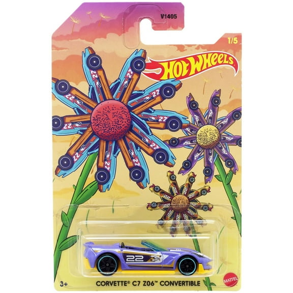 Hot Wheels Spring 2022 Corvette C7 Z06 Convertible Diecast Car