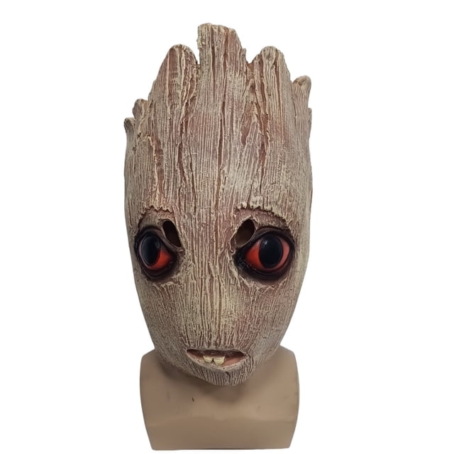 Máscara para cosplay Galaxys Gardians Babys Groots I am Groots Latex