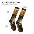 thumbnail image 5 of Bixox Sunflower Cowboy Hat Cow Print Compression Socks,Compression Socks Women & Men Circulation for Medical,Running,Athletic, 5 of 7