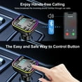 thumbnail image 4 of Car Bluetooth FM Transmitter Wireless Radio Adapter Car Kit MP3 Player, USB Car Charger, Support U Disk/Hands Free Calling, 4 of 7