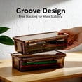thumbnail image 4 of Pencil Box, Large Capacity Clear Hard Plastic Pencil Case for Kids Middle Back to School Supplies, 4 of 11