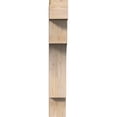 thumbnail image 2 of Ekena Millwork 5 1/2"W x 24"D x 36"H Westlake Block Smooth Bracket, Douglas Fir, 2 of 25