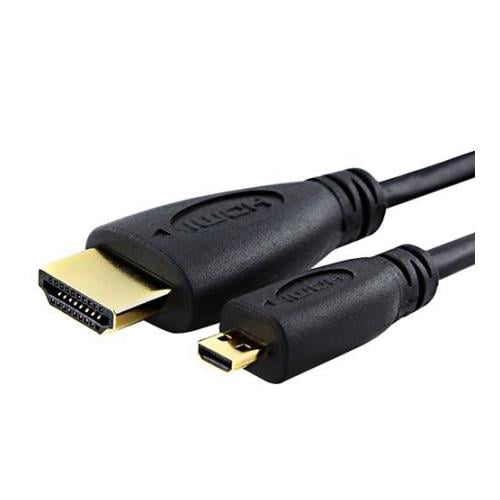 Cable Type A To HDMI Sony Cyber-shot DSC-WX350 Digital Camera AV/HDMI Cable 5 Foot High Definition Micro HDMI Type D 