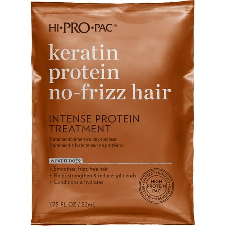 Hi-Pro-Pac Keratin Protein No-Frizz Hair Intense Protein Treatment, 1.75 (Best Protein Shampoo And Conditioner In India)
