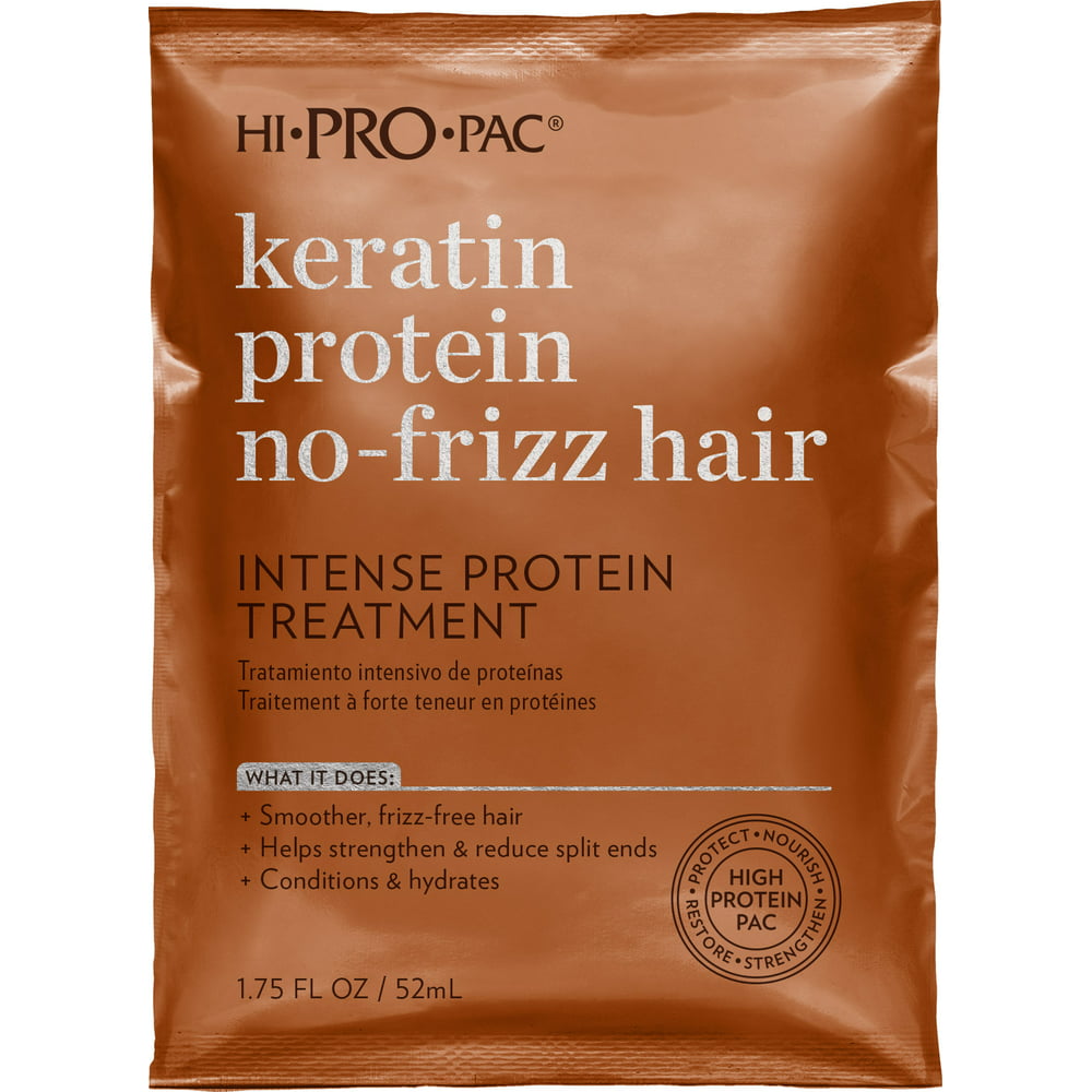 Hi-Pro-Pac Keratin Protein No-Frizz Hair Intense Protein Treatment, 1.
