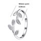 thumbnail image 5 of Anillo para mujer S925 Anillo abierto ajustable de plata esterlina Adepaton 221573-1, 5 of 8