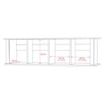 thumbnail image 4 of Prepac Wall Mounted Desk Hutch-Finish:Black, 4 of 4