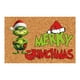 thumbnail image 1 of Alfombra navideña de Grinch, felpudo navideño antideslizante, lavable con reverso de goma, alfombra de invierno para uso en interiores y exteriores, decoraciones de baño de Grinch, 1 of 2
