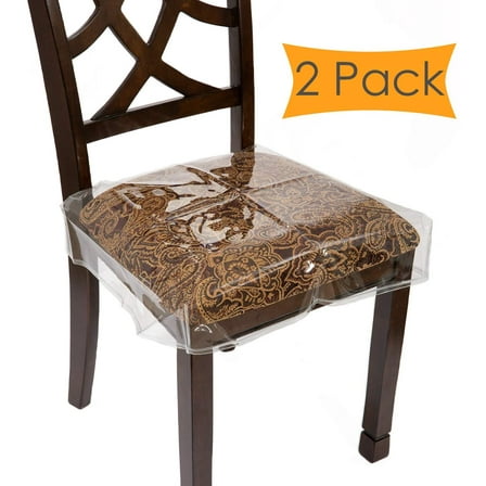 Houseables 2-Piece Waterproof Plastic Chair Slipcover