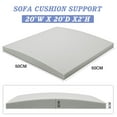 "Shinnwa HighDensity Foam Couch Cushion Support, 20"" x 20"", Sagging