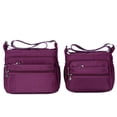 thumbnail image 3 of Bolso bandolera de tela Oxford de nailon para mujer, bolso bandolera informal de lona, bolso bandolera impermeable para mujer, 3 of 6