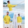 thumbnail image 2 of AIR-Quarter Zip Pullover Men UPF 50+ Workout Shirts Long Sleeve Rash Guard Quick Dry Athletic Shirts for Running Hiking, 2 of 4