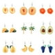 thumbnail image 2 of EeaseMX 1 par de pendientes colgantes de acrílico para mujer, delicados y creativos, color verde (aguacate)., 2 of 7