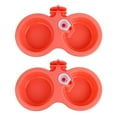 thumbnail image 1 of Comedero automático para mascotas, bebedero colgante, comedero doble para mascotas, sin botella de agua, 1 of 5
