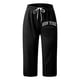 thumbnail image 3 of Pantalones deportivos de mujer, cintura media, elástica, poliéster y spandex, estilo informal y estilizado, tallas S-XXL, 3 of 3