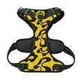 thumbnail image 2 of No Pull Dog Harness For X-Large Dogs Easy Walk Dog Vest Adjustable Collars Harnesses & Leashes Set Breathable Oxford Outdoor Walking Safety Reflective Strip Black And Yellow, 2 of 9