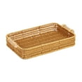 thumbnail image 1 of Bread Baskets Serving Trays Coffee Table Decor Food Organizer Tray Snack Serving Rectangle S, 1 of 8
