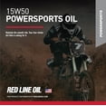 thumbnail image 2 of Red Line 42104 15W50 Synthetic Powersports Motor Oil - 1 Quart, 2 of 6