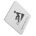 thumbnail image 1 of COOPHYA Wet Floor Caution Sign Aluminium Plastic Panel Slip Prevention Square Sign for Home 1Pack, 1 of 6