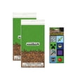 thumbnail image 1 of Mine Your Party! Exclusive Minecraft Bundle: 2 Tablecovers & 16 Lenticular Stickers – Dive into Block-Building Celebrations, 1 of 3