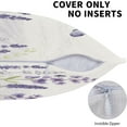 thumbnail image 3 of Spring Lavender Pillow Cover 18x18 Inch Set of 2, Purple Flowers Throw Pillow Covers Summer Watercolor Floral Decorations Linen Cushion Covers Farmhouse Home Decor for Sofa Couch Outdoor, 3 of 6
