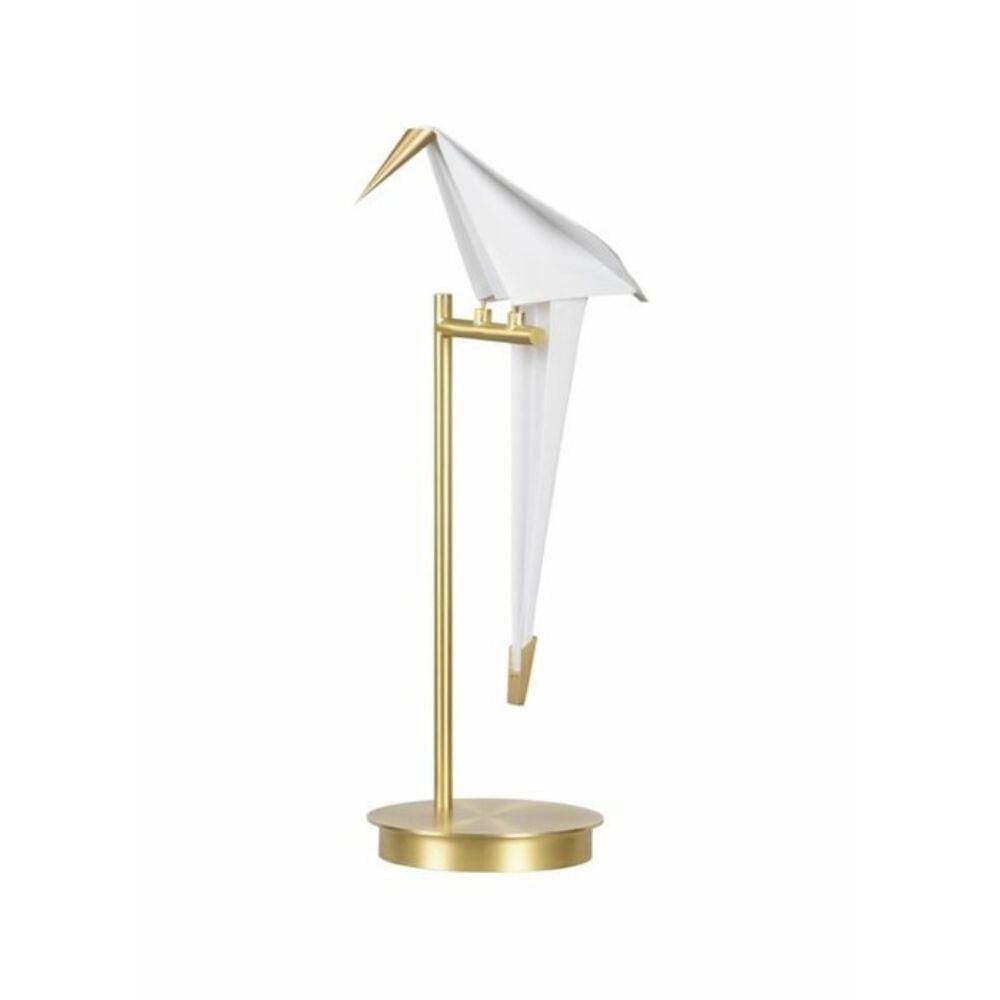 ORIGAMI TABLE LAMP<br>PVC + Iron Material<br><br>Gold Metal with white shade