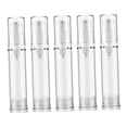 thumbnail image 2 of Botellas de 5 piezas Botellas de viaje Botellas de viaje portátiles Clear Vacuum Bottles Recipientes para crema Líquido Muestra de maquillaje Champú 10 ml, 2 of 8