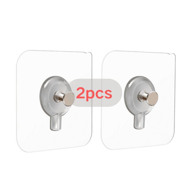 Ganchos adhesivos fuertes para pared, ganchos autoadhesivos sin perforaciones para estante, armario, cocina y baño