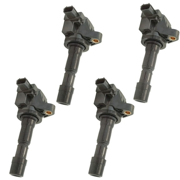TRQ Engine Ignition Coil w/ Boot Direct Fit Set of 4 for Honda CR-Z Fit 1.5L ICA87329