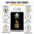 thumbnail image 2 of Warrior Antifungal Foot Powder for Feet - Jock Itch & Athletes Foot Treatment Powder - (Set of 1), 2 of 8