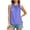 #002-Blue, variant on Sleeveless Shirts for Women Gingham Print Crewneck Tops Loose Casual Blouses Lightweight Tops for Spring Summer Daily Work