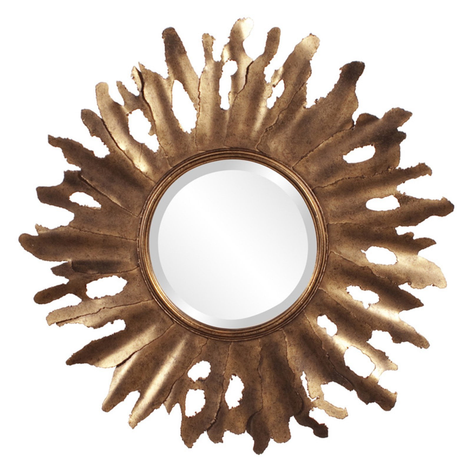 Elizabeth Austin Compass Oversized Sunburst Mirror 36 Diam In