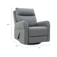 thumbnail image 3 of Sillon Reposet VANLIG Reclinable Manual Mecedora Color Gris, 3 of 3