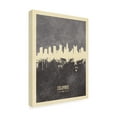 thumbnail image 2 of Michael Tompsett 'Columbus Ohio Skyline Gray' Canvas Art, 2 of 3