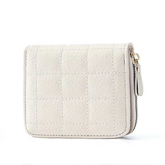 Yucurem Card Holder Female Mini Wallet, White