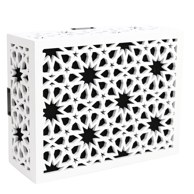 Funda decorativa de madera para timbre, 25 x 20 x 8 cm, caja