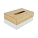 thumbnail image 3 of Caja de pañuelos Caja de servilletas de mesa Porta pañuelos faciales, Servilletero moderno Servilletero, Rectangular para Hotel Car Dresser Countertop Blanco perfecl Caso de tejido, 3 of 8