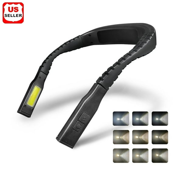 USB LED Hanging Neck Light Book Reading Work Lamp Knitting Light Outdoor Camping