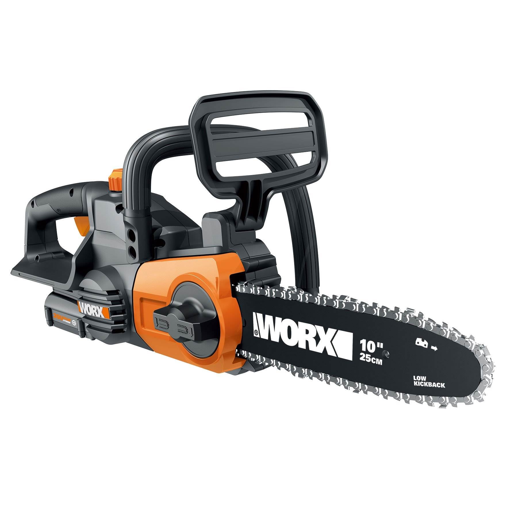 Worx 20V 10 Cordless Pole/Chain Saw with Auto-Tension WG323