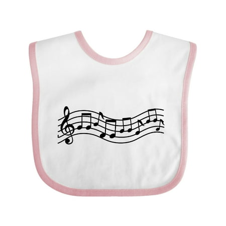 

Inktastic Music Staff Musical Gift Gift Baby Boy or Baby Girl Bib