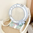 thumbnail image 7 of Jiibva Clear Crossbody Bag Navy Style Ita Bag Womens Y2k Aesthetic Shoulder Bag Cute Messenger BagCasual Crossbody Bag Transparent Purse Clear Bag, 7 of 7
