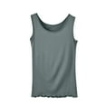 thumbnail image 2 of Admvng Women Tank Tops Summer Large Casual Fashion Solid Color Round Neck Top Tank Top on Clearance, 2 of 6
