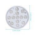 thumbnail image 2 of UPGRATOR 1Pcs Pond Light Underwater for Wedding Centerpieces Circular White Plastic, 2 of 5