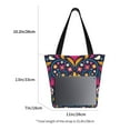 thumbnail image 3 of Fuzoiu Cinco De Mayo Floral Print Large Capacity Shoulder Bag for Women,Large Capacity Office Purse,Laptop Tote Bag,Casual Everyday Tote for Work Beach Travel and Shopping Grocery, 3 of 6
