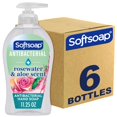 thumbnail image 1 of Softsoap Antibacterial Liquid Hand Soap, Sensitive Rosewater and Aloe scent Hand Soap, 11.25 Fl Oz (Pack of 6), 1 of 11