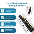 thumbnail image 3 of Férula para dedo meñique o anular con 4 correas ajustables | Doble soporte de aluminio | Inmovilizador ambidiestro para lesiones, fracturas, artritis y recuperación postoperatoria, 3 of 10