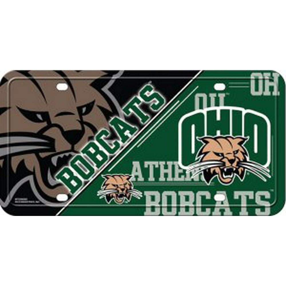 Ohio University Bobcats Metal License Plate