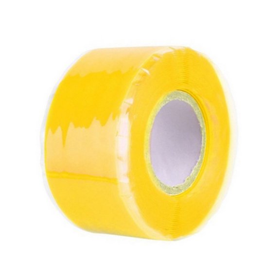 SEARCHI Silicone Tape Self Adhesive for Leak Seal, Fusing Rubber Hose Proof Tape, Pipe Repair Emergency Pipeline Tool Fixing, Yellow
