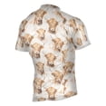 thumbnail image 2 of joogoo Highland Cattle Flower-w5 Pattern Men's Cycling Jerseys Mountain Bike Short Sleeve Tops M, 2 of 7